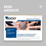 Startbildschirm EKDD Website